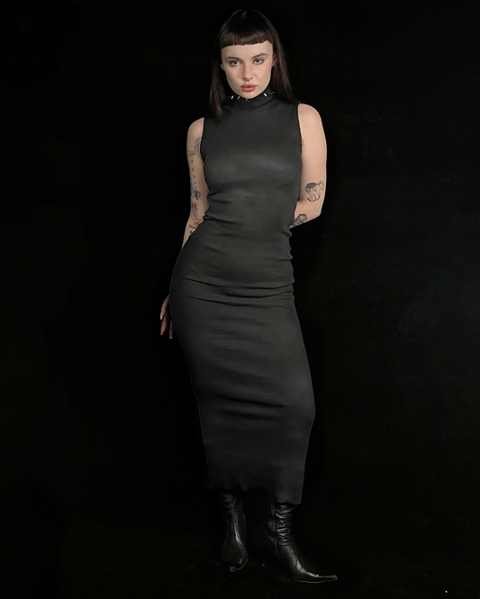 SALVATORE DRESS - FADED BLACK